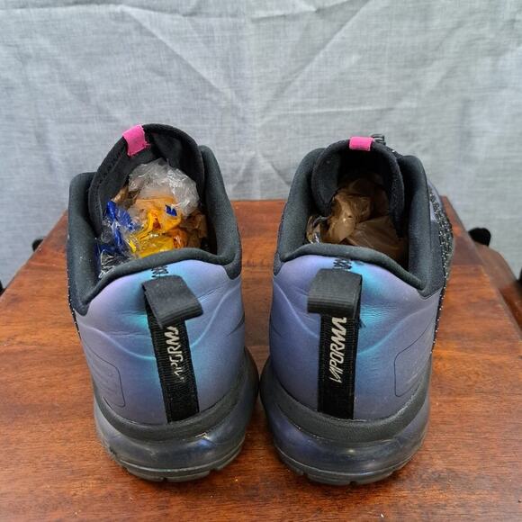 Nike Air Vapormax Run Utility Throwback Future Men SZ 9 PUR/BLUE AQ8810-009 - Picture 7 of 11